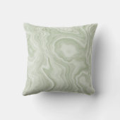 セージグリーンマーブル装飾用クッション クッション (裏面)