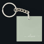 セージグリーンミニマルモダンリストモノグラエレガントム キーホルダー<br><div class="desc">Sage Green Minimalist Monogramコレクションモダンの紹介エレガント：穏やかな洗練と時代を超越したエレガンスで、あなたの美意識を高める。私たちのコレクションは、あなたの個人スタイルに合わせた洗練されたモノグラムによって補完された穏やかな緑の色合いのミニマルなデザインを紹介する。洗練された文房具から多彩なアクセサリーまで、コレクション内の各作品は、どんな場面でも表現できるように細心の注意を払って作られている。あなたは名刺、レターヘッド、あるいは味わい深いホームデザインを求める場合でも、私たちのミニマルなデザインはプロ意識と洗練を醸し出すクリーンで美コンテンポラリーしい外観を提供している。Sage Green Minimalist モダン Monogram Collectionは、その落ち着いたカラーパレットとミニマルな魅力を備えエレガント、シンプルさの美しいを味わう人に最適なコレクションである。エレガンスで自分のパーソナライズされたマークを作り、洗練の本質を受け入れモダンなさい。ビジネス用でも個人用でも、トレンドを超えスタイリッシュて、その控えめな魅力に魅了されるソリューションを提供。</div>