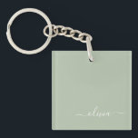 セージグリーンミニマルモダンリストモノグラエレガントム キーホルダー<br><div class="desc">Sage Green Minimalist Monogramコレクションモダンの紹介エレガント：穏やかな洗練と時代を超越したエレガンスで、あなたの美意識を高める。私たちのコレクションは、あなたの個人スタイルに合わせた洗練されたモノグラムによって補完された穏やかな緑の色合いのミニマルなデザインを紹介する。洗練された文房具から多彩なアクセサリーまで、コレクション内の各作品は、どんな場面でも表現できるように細心の注意を払って作られている。あなたは名刺、レターヘッド、あるいは味わい深いホームデザインを求める場合でも、私たちのミニマルなデザインはプロ意識と洗練を醸し出すクリーンで美コンテンポラリーしい外観を提供している。Sage Green Minimalist モダン Monogram Collectionは、その落ち着いたカラーパレットとミニマルな魅力を備えエレガント、シンプルさの美しいを味わう人に最適なコレクションである。エレガンスで自分のパーソナライズされたマークを作り、洗練の本質を受け入れモダンなさい。ビジネス用でも個人用でも、トレンドを超えスタイリッシュて、その控えめな魅力に魅了されるソリューションを提供。</div>