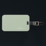 セージグリーンミニマルモダンリストモノグラエレガントム ラゲッジタグ<br><div class="desc">Sage Green Minimalist Monogramコレクションモダンの紹介エレガント：穏やかな洗練と時代を超越したエレガンスで、あなたの美意識を高める。私たちのコレクションは、あなたの個人スタイルに合わせた洗練されたモノグラムによって補完された穏やかな緑の色合いのミニマルなデザインを紹介する。洗練された文房具から多彩なアクセサリーまで、コレクション内の各作品は、どんな場面でも表現できるように細心の注意を払って作られている。あなたは名刺、レターヘッド、あるいは味わい深いホームデザインを求める場合でも、私たちのミニマルなデザインはプロ意識と洗練を醸し出すクリーンで美コンテンポラリーしい外観を提供している。Sage Green Minimalist モダン Monogram Collectionは、その落ち着いたカラーパレットとミニマルな魅力を備えエレガント、シンプルさの美しいを味わう人に最適なコレクションである。エレガンスで自分のパーソナライズされたマークを作り、洗練の本質を受け入れモダンなさい。ビジネス用でも個人用でも、トレンドを超えスタイリッシュて、その控えめな魅力に魅了されるソリューションを提供。</div>