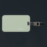 セージグリーンミニマルモダンリストモノグラエレガントム ラゲッジタグ<br><div class="desc">Sage Green Minimalist Monogramコレクションモダンの紹介エレガント：穏やかな洗練と時代を超越したエレガンスで、あなたの美意識を高める。私たちのコレクションは、あなたの個人スタイルに合わせた洗練されたモノグラムによって補完された穏やかな緑の色合いのミニマルなデザインを紹介する。洗練された文房具から多彩なアクセサリーまで、コレクション内の各作品は、どんな場面でも表現できるように細心の注意を払って作られている。あなたは名刺、レターヘッド、あるいは味わい深いホームデザインを求める場合でも、私たちのミニマルなデザインはプロ意識と洗練を醸し出すクリーンで美コンテンポラリーしい外観を提供している。Sage Green Minimalist モダン Monogram Collectionは、その落ち着いたカラーパレットとミニマルな魅力を備えエレガント、シンプルさの美しいを味わう人に最適なコレクションである。エレガンスで自分のパーソナライズされたマークを作り、洗練の本質を受け入れモダンなさい。ビジネス用でも個人用でも、トレンドを超えスタイリッシュて、その控えめな魅力に魅了されるソリューションを提供。</div>