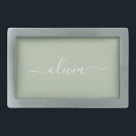 セージグリーンミニマルモダンリストモノグラエレガントム 長方形ベルトバックル<br><div class="desc">Sage Green Minimalist Monogramコレクションモダンの紹介エレガント：穏やかな洗練と時代を超越したエレガンスで、あなたの美意識を高める。私たちのコレクションは、あなたの個人スタイルに合わせた洗練されたモノグラムによって補完された穏やかな緑の色合いのミニマルなデザインを紹介する。洗練された文房具から多彩なアクセサリーまで、コレクション内の各作品は、どんな場面でも表現できるように細心の注意を払って作られている。あなたは名刺、レターヘッド、あるいは味わい深いホームデザインを求める場合でも、私たちのミニマルなデザインはプロ意識と洗練を醸し出すクリーンで美コンテンポラリーしい外観を提供している。Sage Green Minimalist モダン Monogram Collectionは、その落ち着いたカラーパレットとミニマルな魅力を備えエレガント、シンプルさの美しいを味わう人に最適なコレクションである。エレガンスで自分のパーソナライズされたマークを作り、洗練の本質を受け入れモダンなさい。ビジネス用でも個人用でも、トレンドを超えスタイリッシュて、その控えめな魅力に魅了されるソリューションを提供。</div>