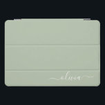 セージグリーンミニマルモダンリストモノグラエレガントム iPad PROカバー<br><div class="desc">Sage Green Minimalist Monogramコレクションモダンの紹介エレガント：穏やかな洗練と時代を超越したエレガンスで、あなたの美意識を高める。私たちのコレクションは、あなたの個人スタイルに合わせた洗練されたモノグラムによって補完された穏やかな緑の色合いのミニマルなデザインを紹介する。洗練された文房具から多彩なアクセサリーまで、コレクション内の各作品は、どんな場面でも表現できるように細心の注意を払って作られている。あなたは名刺、レターヘッド、あるいは味わい深いホームデザインを求める場合でも、私たちのミニマルなデザインはプロ意識と洗練を醸し出すクリーンで美コンテンポラリーしい外観を提供している。Sage Green Minimalist モダン Monogram Collectionは、その落ち着いたカラーパレットとミニマルな魅力を備えエレガント、シンプルさの美しいを味わう人に最適なコレクションである。エレガンスで自分のパーソナライズされたマークを作り、洗練の本質を受け入れモダンなさい。ビジネス用でも個人用でも、トレンドを超えスタイリッシュて、その控えめな魅力に魅了されるソリューションを提供。</div>