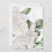 セージグリーンユーカリ結婚式招待状 招待状 (裏面)