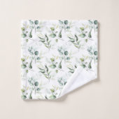 セージグリーンユーカリ離れス バスタオルセット (ウォッシュタオル)