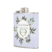 セージグリーンリース フラスク (左)