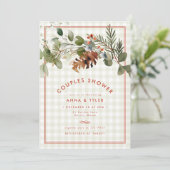 セージグリーンレッドクリスマスカップルブライダルシャワー (スタンド正面)