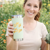 セージグリーンロゴ企業の事業 保温保冷タンブラー