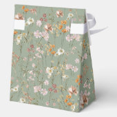 セージグリーンワイルドフラワーボホベビーイン開花ガーデン フェイバーボックス (裏面)