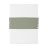 セージグリーンヴィンテージフローラエレガントな結婚式 招待状ベリーバンド (裏面例)