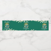 セージグリーンヴィンテージボホキンセアニラスペインの ペットボトルラベル (シングルラベル)