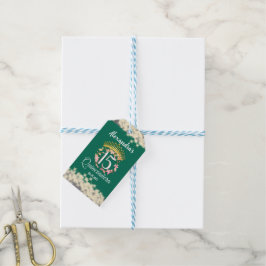 セージグリーンヴィンテージボホーキンセニェラスペインのお願い ギフトタグ