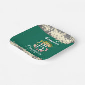 セージグリーンヴィンテージボホーキンセニェラスペインのお願い ペーパープレート (傾斜あり)