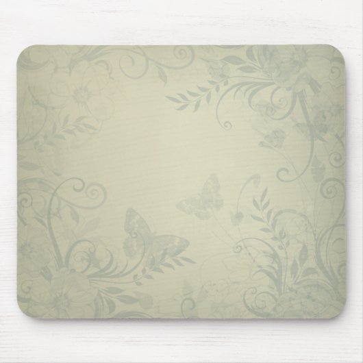 セージグリーンヴィンテージ マウスパッド (正面)
