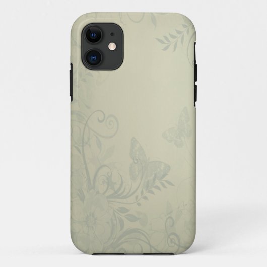 セージグリーンヴィンテージ Case-Mate iPhoneケース (裏面)