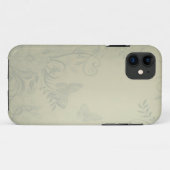 セージグリーンヴィンテージ Case-Mate iPhoneケース (裏面(横))