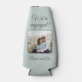 セージグリーン婚約パーティ私たちは婚約したいる ボトルクーラー (正面)