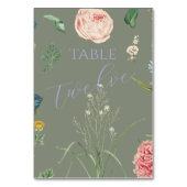 セージグリーン庭園の結婚式テーブル番号 テーブルナンバー (正面)