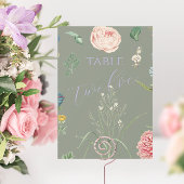 セージグリーン庭園の結婚式テーブル番号 テーブルナンバー