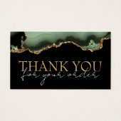 セージグリーン感謝していアグ割引カード (正面)