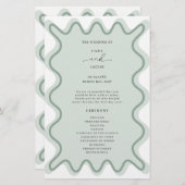 セージグリーン波打縁どち式プログラム (正面/裏面)