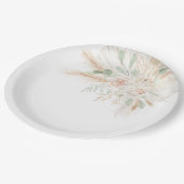 セージグリーン熱帯地方 ペーパープレート (アングル)