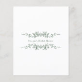 セージグリーン級数推測数ブライダルゲーム (裏面)