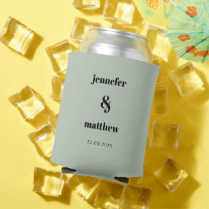 セージグリーン結婚ズクーラーボックス 缶クーラー