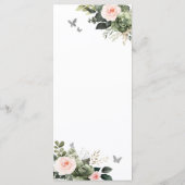 セージグリーン赤面フローラガールXVアニョス誕生日 メニュー (裏面)