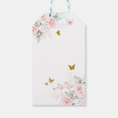 セージグリーン金ゴールドプリンセスキンセアニラサンキュー ギフトタグ (裏面)