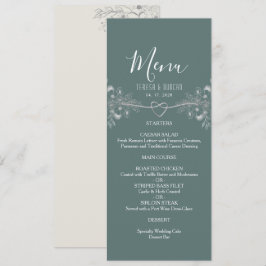 セージグリーン ウェディング メニュー