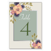 セージグリーン テーブルナンバー (裏面)