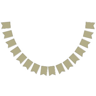 セージグリーン バンティングフラッグ