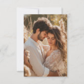 セージグリーン&パンパスボホRSVP 招待状 (裏面)