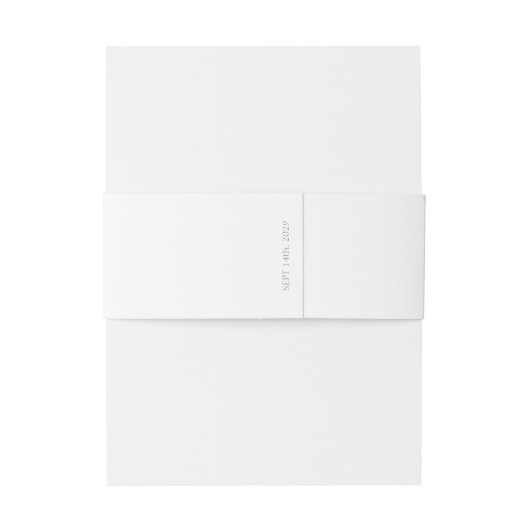 セージグリーン&ホワイトカップルイニシャル結婚ズ 招待状ベリーバンド (裏面例)