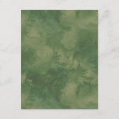 セージグリーン ホワイト ゴールド ボタニカル ゲスト 詳細 エンクロージャーカード (裏面)