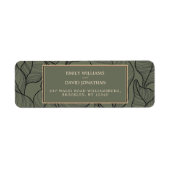 セージグリ葉ンラインアークラシックト ラベル (正面)