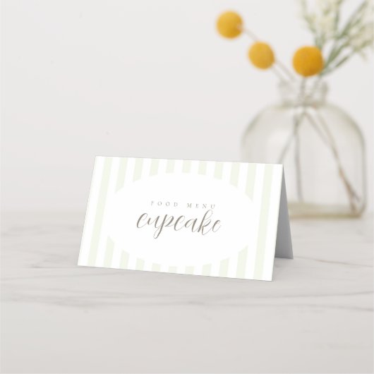 セージグース間抜け折り畳みメニューカード プレイスカード (正面)