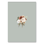 セージグ素朴リーンピーチフローラ結婚ズ テーブルナンバー (裏面)