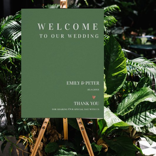 セージコンテンポラリー・グリーンへようこそ結婚 ポスター