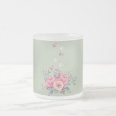 セージコーヒーマグ フロストグラスマグカップ (中央)