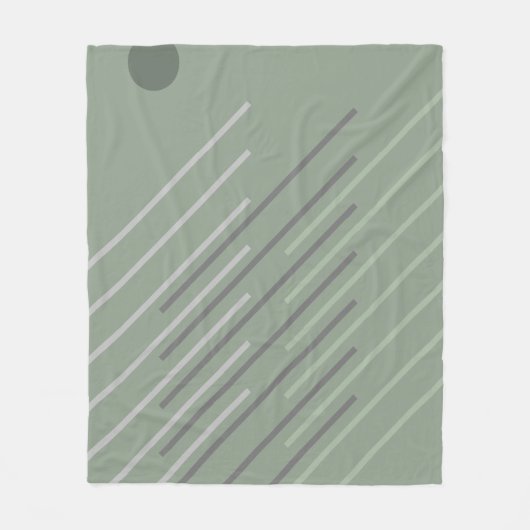 セージサークル#3毛布デザイン フリースブランケット (正面)