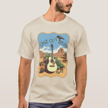 セージシティバンドのデザインが特徴的なTシャツ