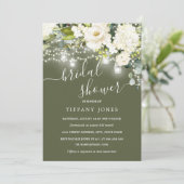 セージシャ素朴ンパーニュフローラブライダルシャワー 招待状 (スタンド正面)