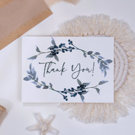 セージシルバーグリーンフローラエレガントサンキューカード サンキューカード