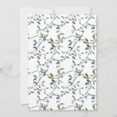 セージシルバーグリーンフローラブライダルシャワー (裏面)