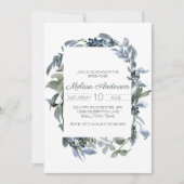 セージシルバーグリーンフローラブライダルシャワー (正面)