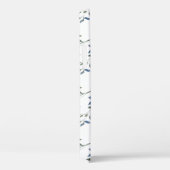 セージシルバーグリーンフローラモノグラム名ケースメイト Case-Mate iPhoneケース (裏面 / 右)