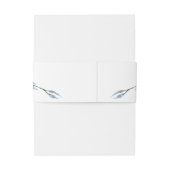 セージシルバーグリーンフローラ結婚式招待状ベリー 招待状ベリーバンド (裏面例)