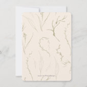 セージシンプルグモダンリー結婚ン セーブザデート (裏面)